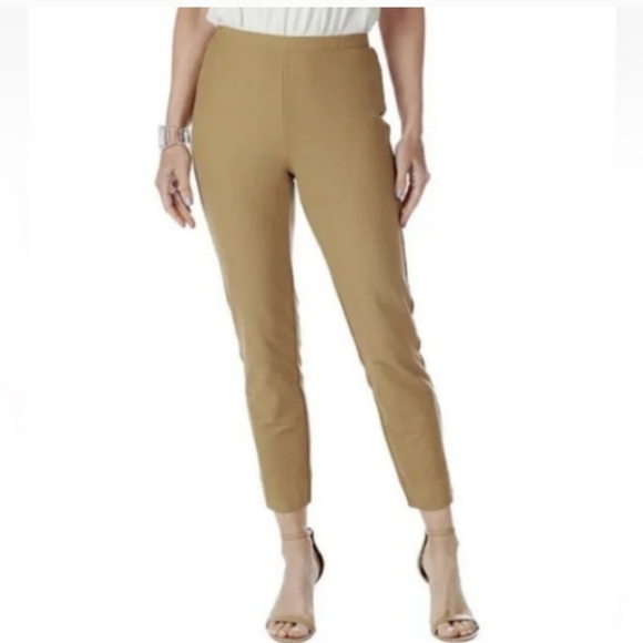 MarlaWynne Pants - Marla Wynne layers camel crepe pants